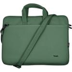 Grüne Herrenlaptoptaschen & Herrennotebooktaschen mit Reißverschluss aus Polyester 