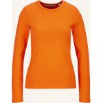 Reduzierte Orange Langärmelige Trusted Handwork Damensweatshirts aus Baumwolle Größe M 