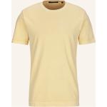 Gelbe Kurzärmelige Trusted Handwork T-Shirts aus Baumwolle für Herren Größe XL 