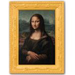 Silberne Leonardo Da Vinci Gemälde mit Ländermotiv 