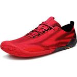 Rote Trailrunning Schuhe leicht für Herren Größe 43 