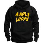 TSP Maple Loops Kapuzen-Sweatshirt Herren L Schwarz