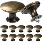 Vintage Runde Möbelknöpfe & Möbelknäufe aus Bronze Breite 0-50cm, Höhe 0-50cm, Tiefe 0-50cm 24-teilig 