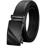 Schwarze Unifarbene Business Ledergürtel mit Reißverschluss aus Chiffon für Herren Einheitsgröße für den für den Sommer 