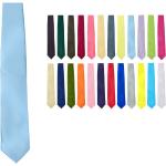 Türkise Krawatten & Schlipse aus Satin maschinenwaschbar 