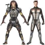 Tubaxing The Predator Cosplay Kostüm Mann Frau Body Anzüge Halloween Karneval Overall Outfit Male,XXL