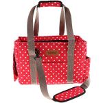 Tubayia Haustier Transporttasche Tragetasche Hundetasche Katzentasche Reisetasche für Hunde, Katzen, Welpen unter 5 Kg (Rot)