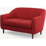 Rote Made.com Tubby Zweisitzer-Sofas aus Stoff 2 Personen 