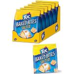 TUC Baked Bites Salted 6 x 110g I Salzgebäck Großpackung I Fein gesalzene Cracker I TUC Mini-Cracker