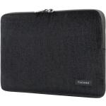 Schwarze TUCANO Second Skin Macbook Taschen mit Reißverschluss aus Kunstfaser 