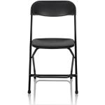 Schwarze hjh Office Konferenzstühle & Besucherstühle aus Kunststoff Outdoor Breite 0-50cm, Höhe 50-100cm, Tiefe 0-50cm 