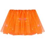 Orange Vintage Maxiröcke aus Mesh für Damen Einheitsgröße für Partys für den für den Frühling 