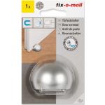 Silberne Fix-O-Moll Türfeststeller aus Kunststoff 