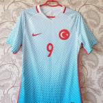 Türkei 2016/2017/2018 Match Worn Cenk Tosun Auswärts Fußball Shirt Jersey Nationalmannschaft Everton Besiktas Crystal Palace Shirtsua