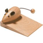 Türstopper Maus aus Buche