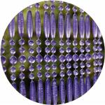 Violette Casa Möbel Perlenvorhänge aus PVC transparent 