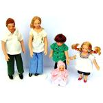 Tumdee Miniatures Puppenhaus Miniatur Modern Family Set 5 Puppen