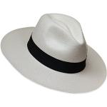 Schwarze Panamahüte 56 für Herren Größe XL für den für den Frühling 