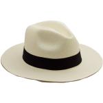 Schwarze Panamahüte 56 für Herren Größe XL für den für den Sommer 