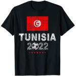 Tunesien Fußball Trikot Tunesien Retro 22 T-Shirt