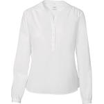 Weiße Casual Hakro Tunika-Blusen aus Popeline für Damen Größe 3 XL für den für den Sommer 