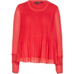 Rote Tunika-Blusen für Damen Größe S für den für den Sommer 