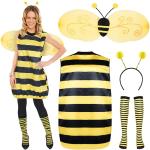 Reduzierte Gestreifte Bienenkostüme für Damen Größe S 