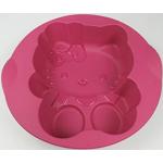 Pinke Tupperware Hello Kitty Tortenbodenformen aus Silikon 