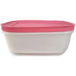 TUPPERWARE Gefrier-Behälter 450 ml pink weiß flach Eis-Kristall Eiskristall + SPÜLTUCH