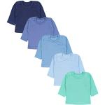 Dunkelblaue Langärmelige TupTam Printed Shirts für Kinder & Druck-Shirts für Kinder für Babys Größe 98 