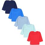Hellblaue Langärmelige TupTam Printed Shirts für Kinder & Druck-Shirts für Kinder für Babys Größe 86 