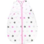 Weiße Sterne TupTam Sommerschlafsäcke für Babys mit Reißverschluss aus Flanell für Babys Größe 74 für den für den Sommer 