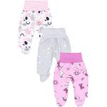 Pinke Sterne Atmungsaktive TupTam Babystrampelhosen aus Baumwolle für Babys Größe 74 3-teilig 