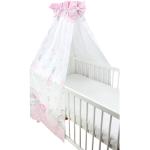 Pinke Unifarbene TupTam Himmel für Baby- & Kinderbetten mit Tiermotiv aus Baumwolle maschinenwaschbar 