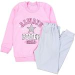 Rosa Motiv TupTam Lange Kinderschlafanzüge für Mädchen Größe 122 2-teilig 