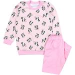 Rosa Motiv TupTam Lange Kinderschlafanzüge mit Tiermotiv für Mädchen Größe 104 2-teilig 