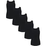 Schwarze Ärmellose TupTam Kinderunterhemden für Mädchen Größe 158 5-teilig 