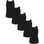 Schwarze Gepunktete Ärmellose TupTam Kinderunterhemden aus Baumwolle für Mädchen Größe 110 5-teilig für den für den Sommer 