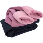 Dunkelblaue TupTam Kinderwinterleggings aus Fleece für Mädchen Größe 122 für den für den Winter 