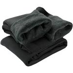Schwarze TupTam Kinderwinterleggings aus Fleece für Mädchen Größe 152 für den für den Winter 
