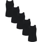 Schwarze TupTam Kinderunterhemden aus Baumwolle für Mädchen Größe 146 5-teilig 