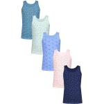 Dunkelblaue TupTam Kinderunterhemden aus Baumwolle für Mädchen Größe 158 5-teilig 