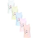 Rosa TupTam Kinderunterhemden mit Einhornmotiv aus Baumwolle für Mädchen Größe 110 5-teilig 