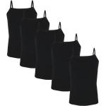 Schwarze TupTam Kinderunterhemden aus Baumwolle für Mädchen Größe 134 5-teilig 