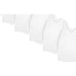 Weiße TupTam Kinderwickelshirt aus Baumwolle für Babys Größe 56 5-teilig 