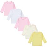 Langärmelige TupTam langarm Unterhemden für Kinder für Babys Größe 56 5-teilig 