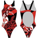 Rote Damenschwimmanzüge & Damensportbadeanzüge 