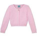 Rosa Unifarbene Turi Landhaus Rundhals-Ausschnitt Trachten-Strickjacken für Kinder für Mädchen Größe 164 
