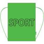 Grüne Turnbeutel & Sportbeutel aus Kunstfaser 
