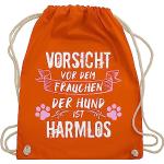 Orange Vintage shirtracer Turnbeutel & Sportbeutel mit Tiermotiv aus Baumwolle für Herren klein 